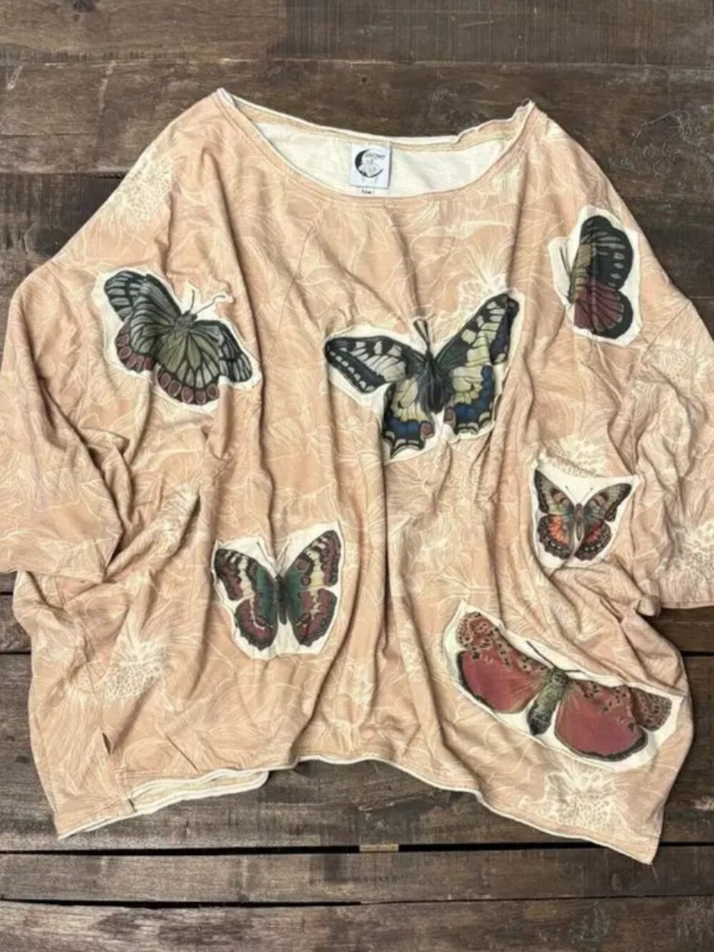 Jaded Gypsy Be Free Top - Flutter By Tan One Size NEW